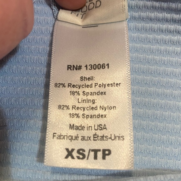 L*Space Desi Classic Bikini Bottom Ribbed High Waist, Sky Blue, X-Small NWT - Picture 7 of 13